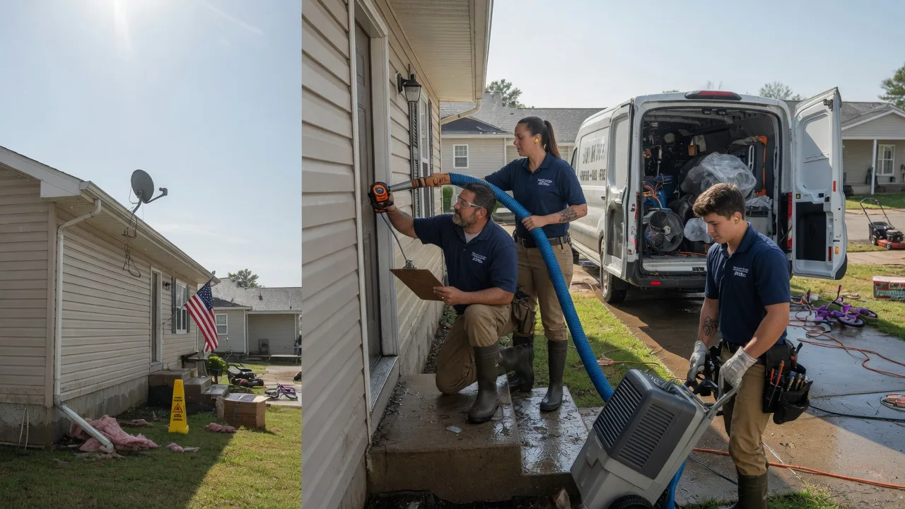 Ceiling Water Damage Restoration in Ladoga, IN near me